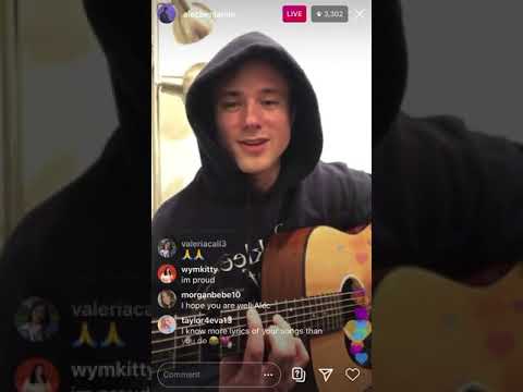 Alec Benjamin Instagram live 17/3/20