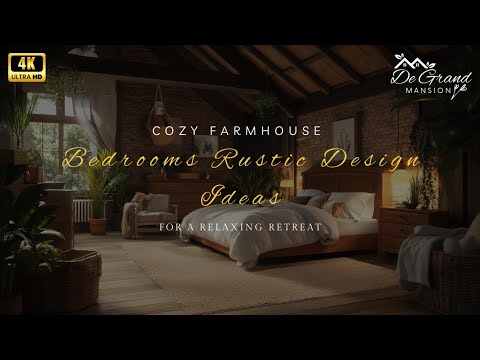 Cozy Farmhouse Bedrooms: Rustic Design Ideas for a Relaxing Retreat