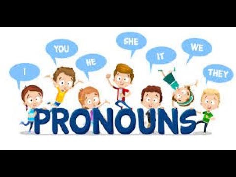 Pronouns 1- Learn pronoun- 1st 2nd and 3rd person