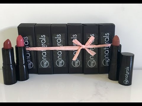 MG naturals | Lipstick swatches | Organic lipstick