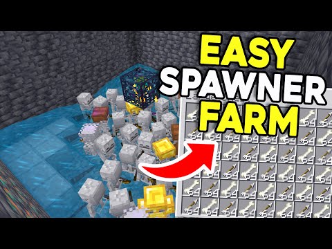 How To Make a Mob Spawner Farm In Minecraft Bedrock 1.21! - Skeleton/Zombie/Spider