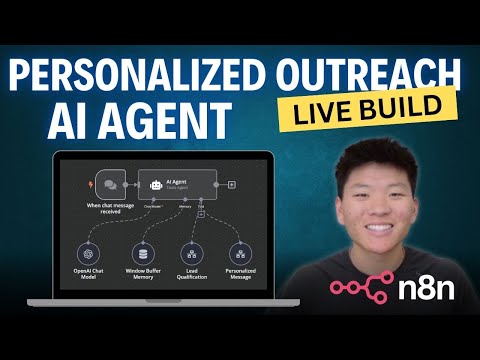 *LIVE BUILD* Personalized Outreach AI Agent in n8n (No Code)