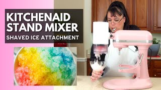 KitchenAid Stand Mixer Shaved Ice Attachment Review | Shave Ice