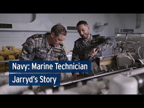 Navy: Marine Technician - Jarryd's Story