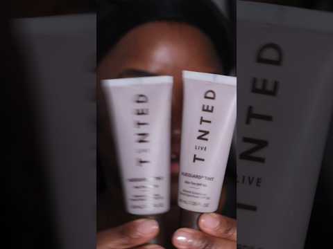 Live Tinted Hueguard Skin Tint on Darker Skin! #tintedsunscreen