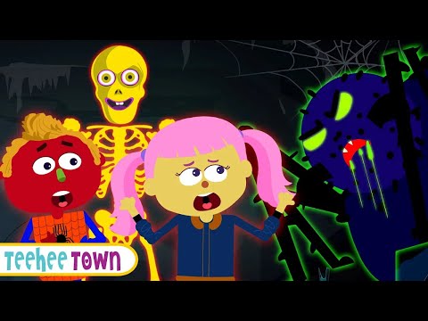 Midnight Haunted Adventure With Len And Mini + Scary Skeleton Songs By Teehee Town