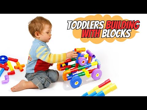 Toddlers Building Buddies with Blocks!