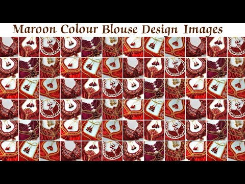 Maroon Colour Blouse Design/Blouse Ki Design/Latest Blouse Design/Blouse Design images