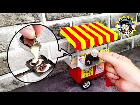 미니어쳐 진짜 붕어빵!! 2개 100원? ㅋㅋㅋ (상황극 주의) Real Miniature cooking - Bungeo ppang/ 미니어쳐 요리