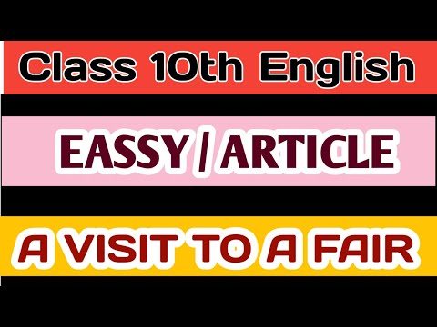 Essay on A Visit to a fair ll Essay on a visit to a fair in english ll a visit to fair article