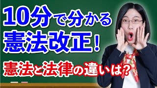 10分で分かる憲法改正！自衛隊明記、緊急事態条項を分かりやすく解説