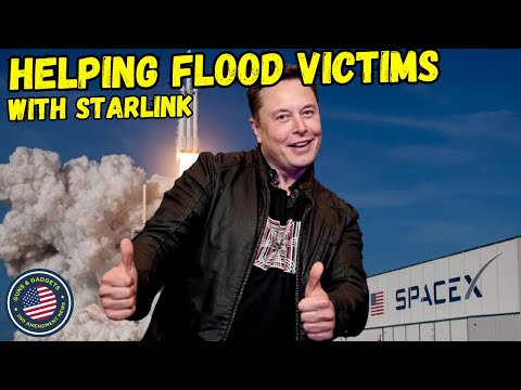 Helping Flood Victims Connect With Loved Ones Via Starlink