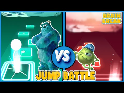 MONSTERS INC. Jump Battle! Disney Brain Break and Movement games