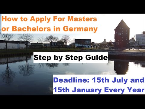 Applying for Masters or Bachelors in Germany Step by Step Urdu Guide