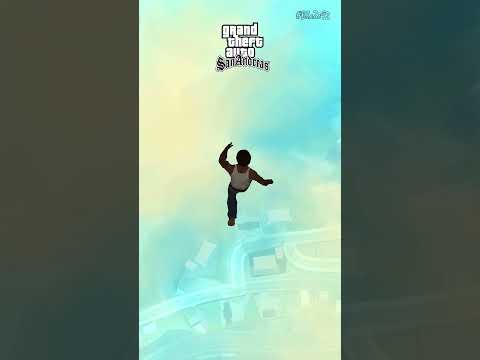 Falling from SKY into a POOL in GTA games! #gtaevolution