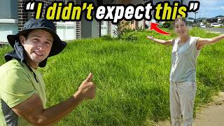 ⁠She Couldn't Believe I Transformed her Neighbour's lawn for Free