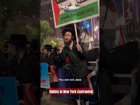 Rabbis in New York Confronted by Zionists ✡️ 🍉