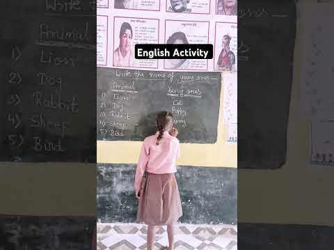 #englishactivities #class4english #animalsandbabies #shortvideo #virashorts #trending #animalkids