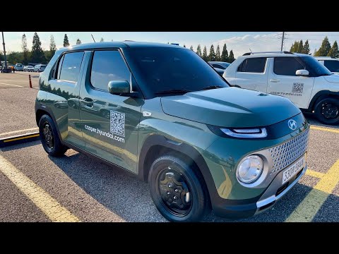 2022 Hyundai Casper mini SUV "Tomboy khaki Color" Exterior First Look.(4K)