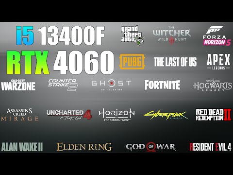 i5 13400F + RTX 4060 : Test in 22 Games in 2024 - Enough for 1080p Gaming!