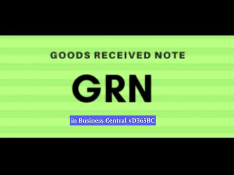 GRN in Business Central #NoTax #purchaseOrder #PurchaseReceipts #grn #mrn #srv #d365bc #dynamics365