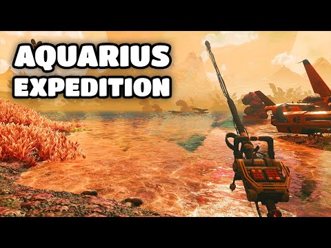 Finishing the No Man's Sky Aquarius Expedition (then base building!)