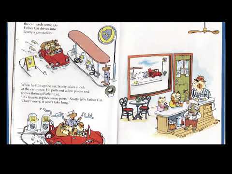 英文原版书推荐Richard Scarry   Father Cats Busy Day