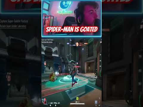 Spider-man is goated in Marvel Rivals! #marvel #gaming #gaminglive #marvelrivals