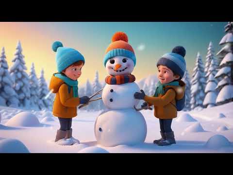 Let’s Make A Snowman Song | Kids Winter Songs | Winter Fun Adventures For Kids | By Kiddo’s Tv