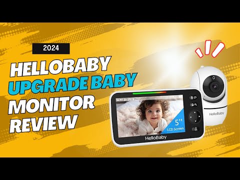 HelloBaby Upgrade Baby Monitor Review | Best Non-WiFi Baby Monitor with Night Vision & 2-Way Audio