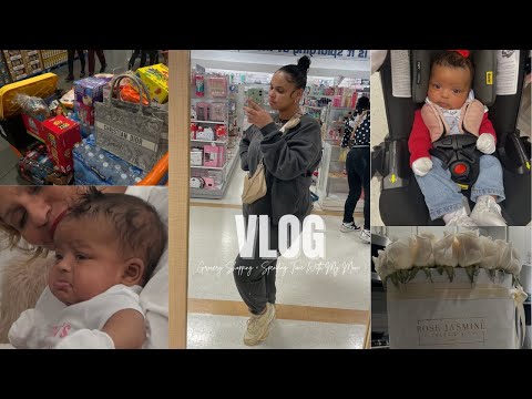 VLOG: Spending Time With My Mom + Grocery Shopping + Working On A New Project