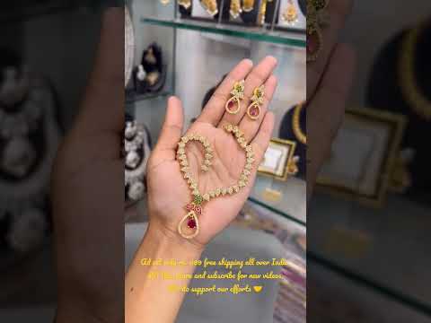 Ad necklace/High brass jewellery/wholesale material for resellers/WhatsApp@9535614642 for group link