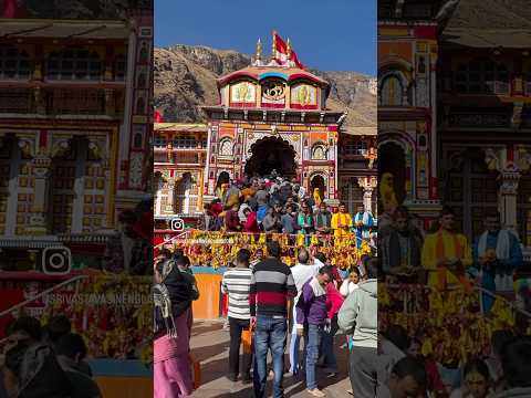 Badrinath Dham in November #badrinath #trendingshorts #viralvideo