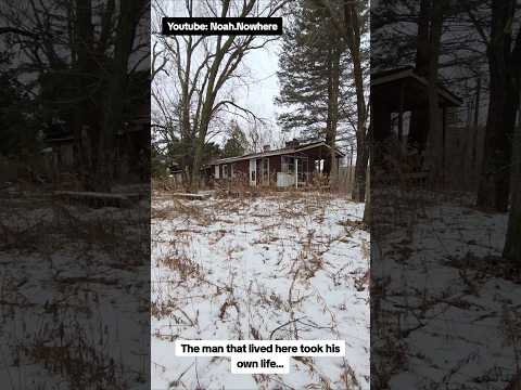 The man that lived here took his own life. His house has sat abandoned ever since... #abandonded