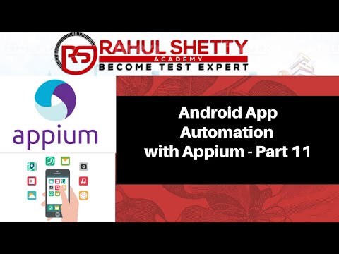 Hybrid Android App Automation with Appium - Part 11 | Rahul Shetty