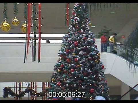 Christmas shopping at a JCPenney store in 1990