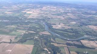 Beautiful Landing at Edmonton International Airport [YEG]