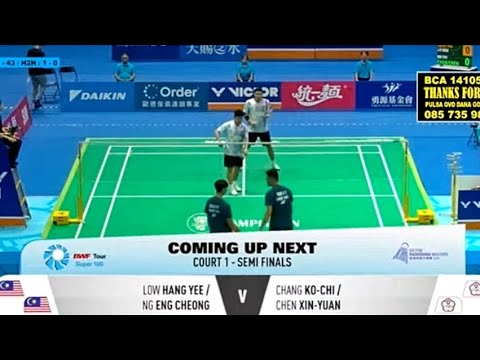 HANG YE/ENG CHEONG ( MAS) VS. KO CHI/XIN-YUAN ( TPE) | SEMI FINALS KAOHSIUNG MASTERS 2024