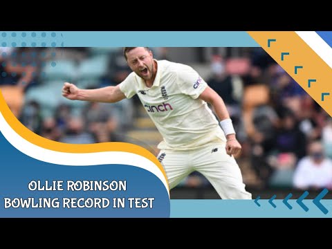 Ollie Robinson bowling record in test career ||#ollierobinson #india #engvsaus #test #aus #eng