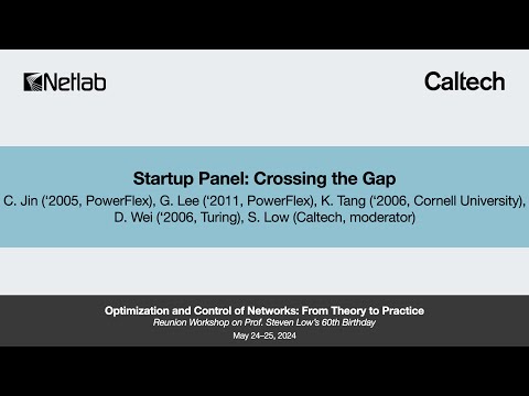 Startup Panel: Crossing the Gap