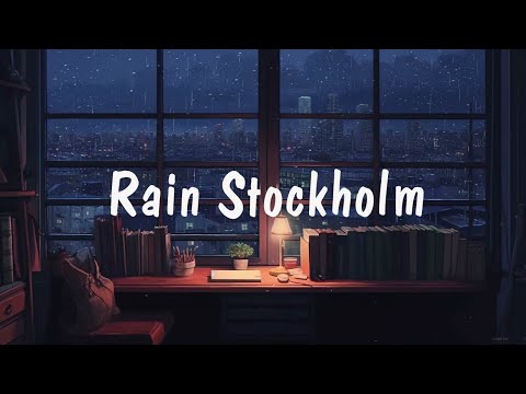 Raining In Stockholm ☂️ Lofi Hip Hop ~ Nordic lofi mix | Ai Image