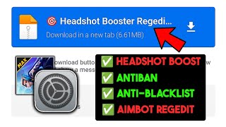 FREE FIRE AUTO HEADSHOT CONFIG FILE 🎯 100% ANTIBAN REGEDIT AIMBOT 👾 SCRIPT HACK DOWNLOAD