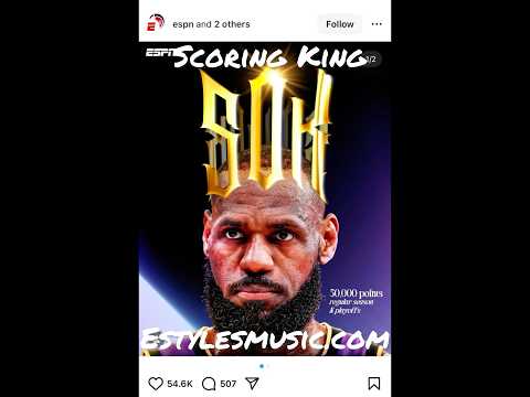 Lebron 50K points | Bron 50k points | Lebron James Scores 50K points