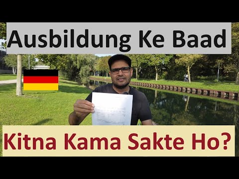 After Ausbildung Monthly Total Income in Germany