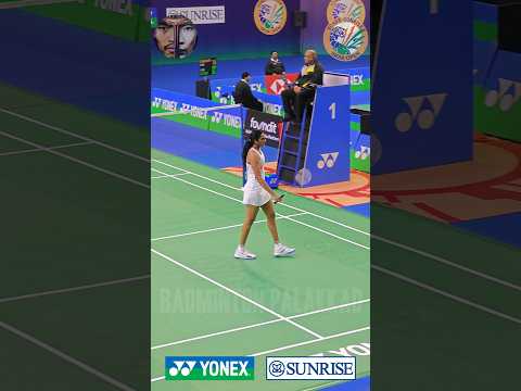 PV sindhu's insane rally and finish 😱💥🔥🔥#badminton #pvsindhu #badmintolovers #shorts