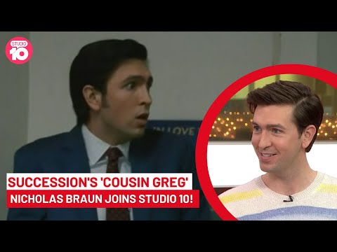 Succession's 'Cousin Greg' Nicholas Braun Joins Us In Studio | Studio 10