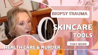 Skincare devices that work, a Traumatic Breast Biopsy Experience, & Thoughts on Brian Thompson  💔💉