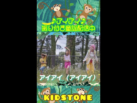 KIDSTONE TV / アイアイ /ももなお姉さんwith トーンキッズ♪ #shorts​