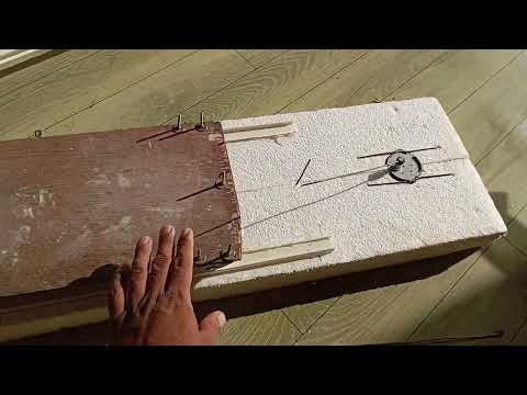 how to make sliding movement mechanism. //ganpati decoration ideas//