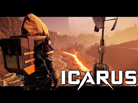 I Built a New Base in the Lava Flows! - ICARUS (Ep.13)